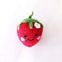 Load image into Gallery viewer, Friendly Plush Strawberry Rattle