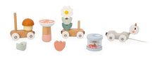 Load image into Gallery viewer, Sweet Cocoon Snail Pull-Along Stacker Train
