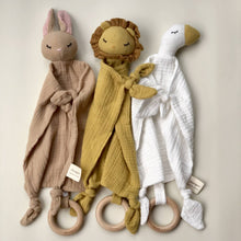 Load image into Gallery viewer, Organic Snuggle Lovey Blanket - Goose