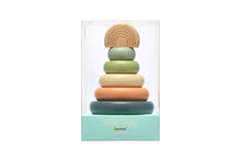 Load image into Gallery viewer, Wooden Stacking Rainbow Tower Baby Toy, Nursery Decor