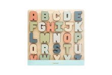 Load image into Gallery viewer, Wooden Alphabet Puzzle, Nursery Decor