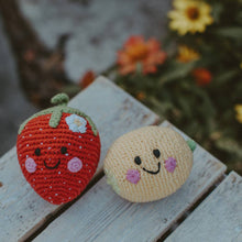 Load image into Gallery viewer, Friendly Plush Strawberry Rattle