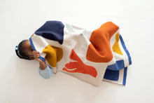 Load image into Gallery viewer, Cotton Knit Baby Blanket: Shapes Multi