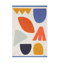 Load image into Gallery viewer, Cotton Knit Baby Blanket: Shapes Multi