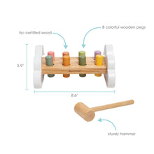 Load image into Gallery viewer, Wooden Hammer Bench Toy, Learning Toy