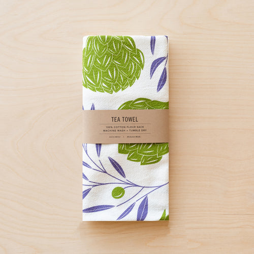 Artichokes + Olives Tea Towel