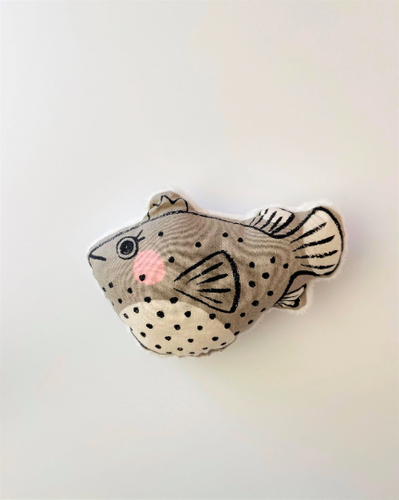 Puffer Fish Rattle Toy