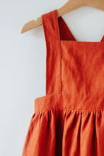 Load image into Gallery viewer, Silly Daisy  Pinafore Dress - Rust