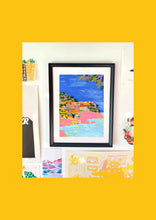 Load image into Gallery viewer, Amalfi Coast Art Print | Italian art print | Coastal print