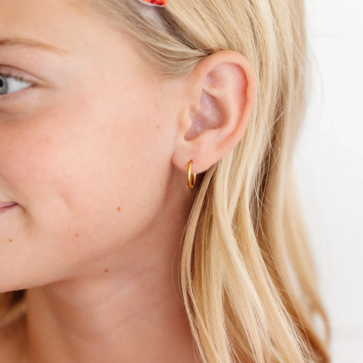 Endless Hoop Thin Gold PP939