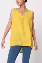 Load image into Gallery viewer, Lea &amp; Luc 100% Linen Tank Top REF. 38009