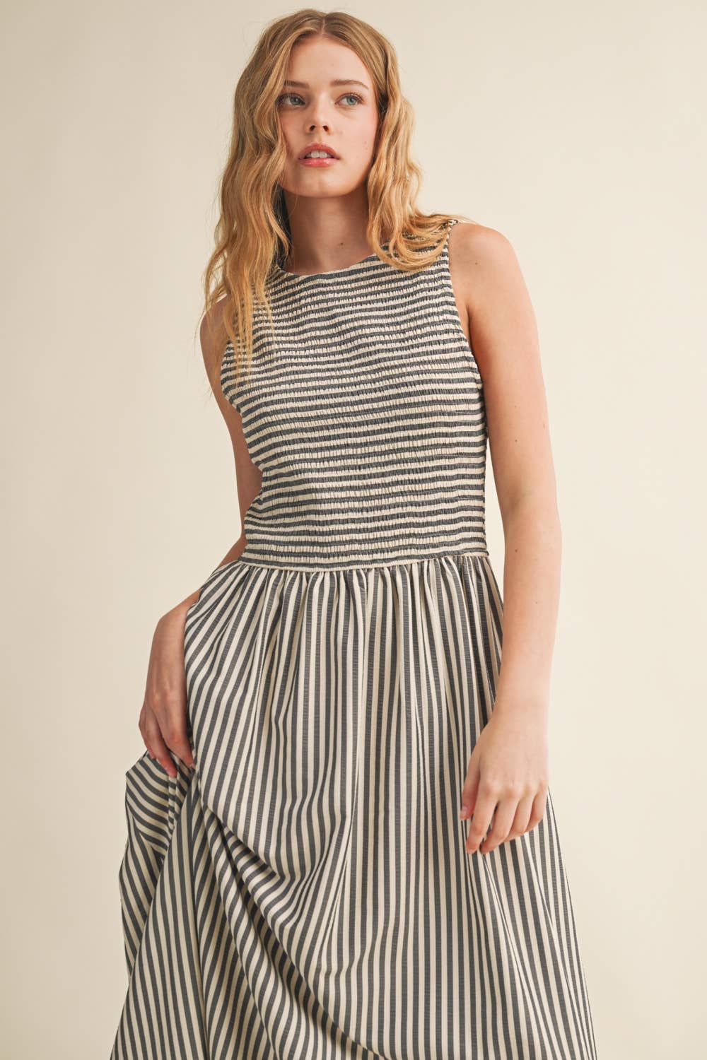 STRIPED DRESS MM822
