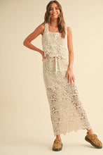 Load image into Gallery viewer, T5515ST   FLOWER CROCHET SLEEVELESS TOP