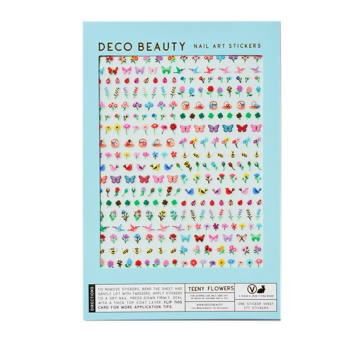 Nail Art Stickers - TEENY FLOWERS