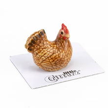 Load image into Gallery viewer, Buff Bantam Hen Porcelain Miniature