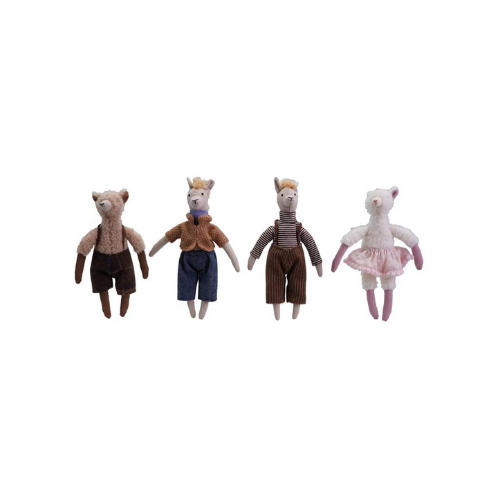 Llamas in clothes