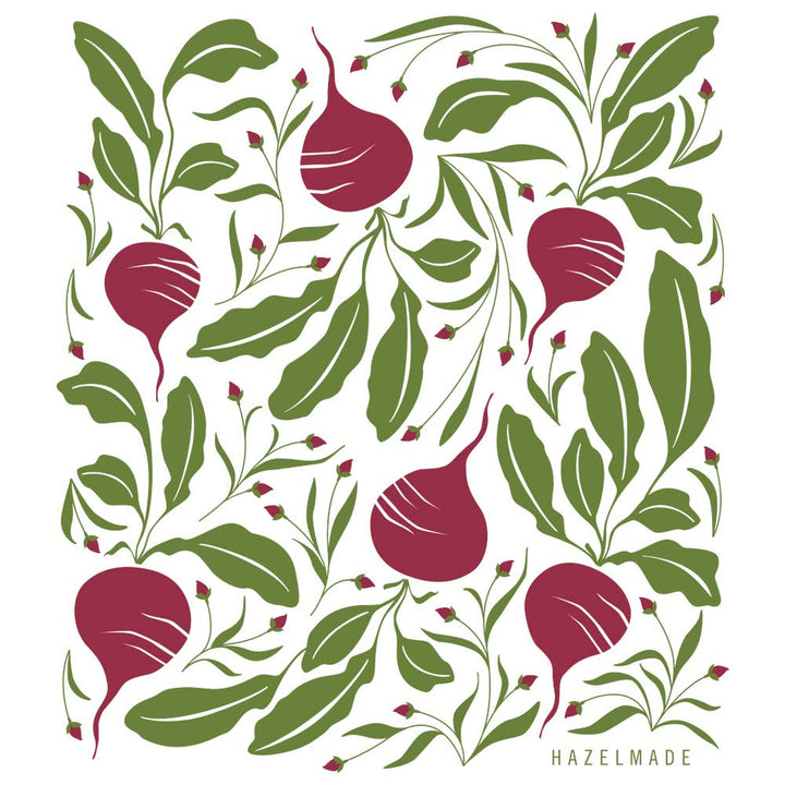 Beets Tea Towel / Kitchen Decor / USA Made HM102f