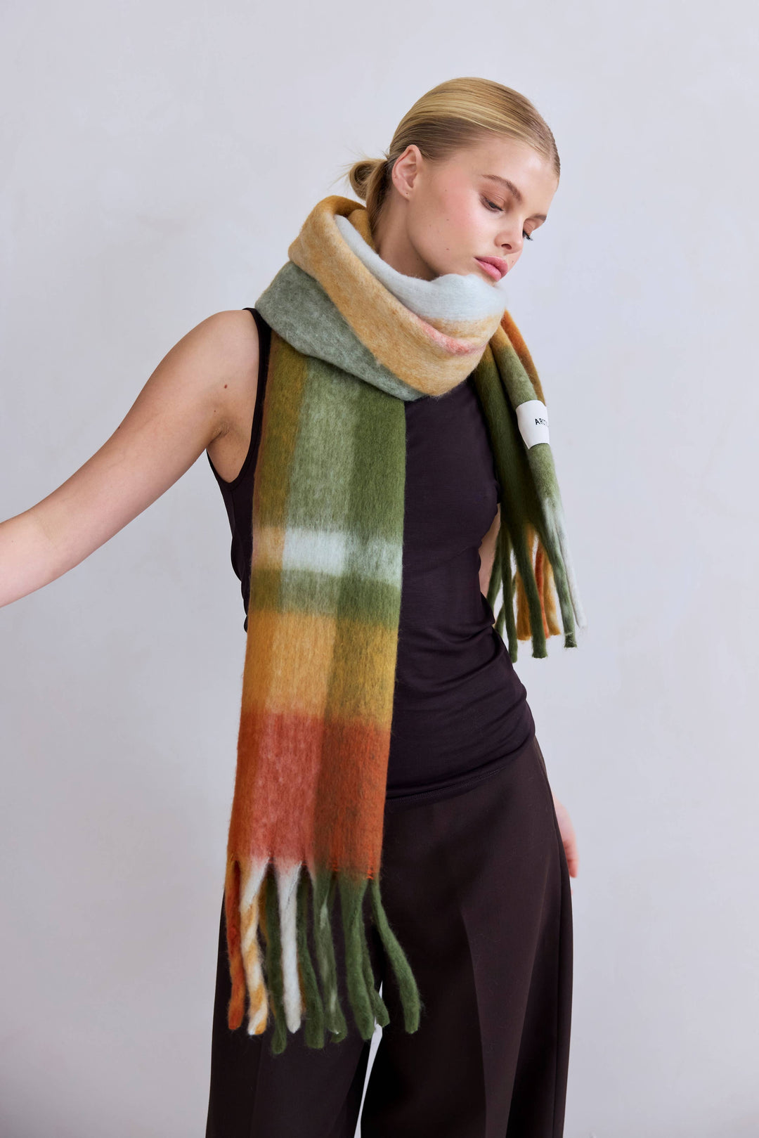 The Stockholm Scarf - 100% Recycled - Mossy Spring - FW26