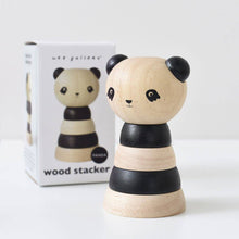 Load image into Gallery viewer, Wooden Ring Stacker - Panda
