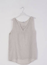 Load image into Gallery viewer, Lea &amp; Luc 100% Linen Tank Top REF. 38009