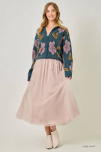 Load image into Gallery viewer, 61133 Floral Sweater Cardigan