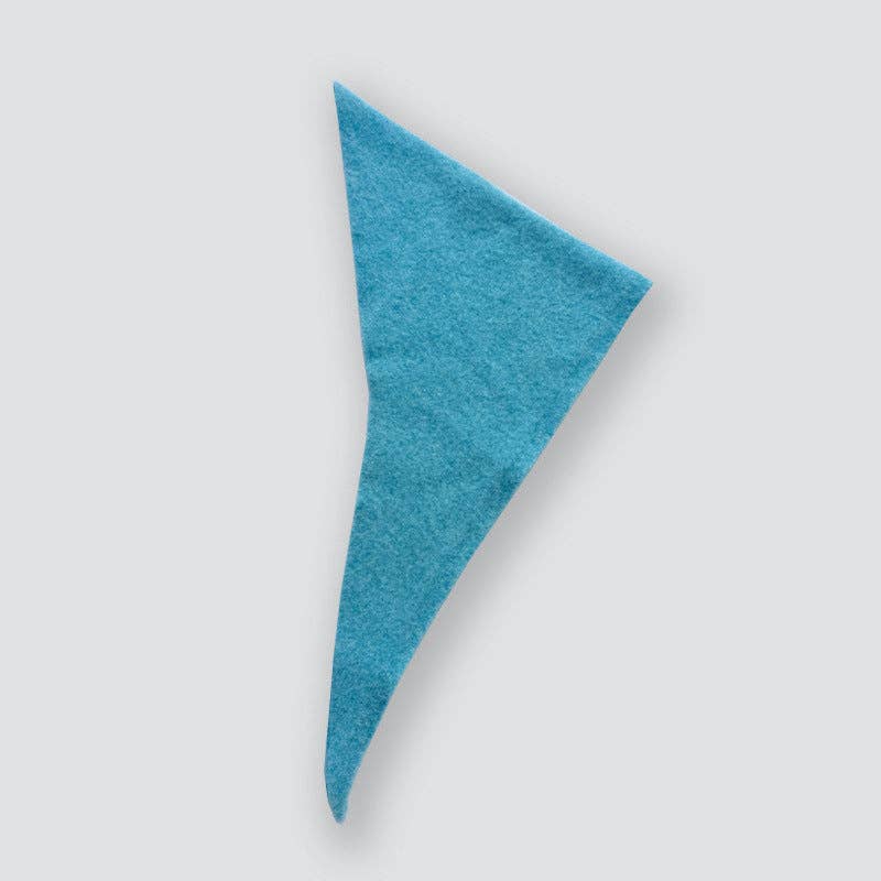 Solid Color Knitted Wool Blend Triangle Scarf for Women SL499