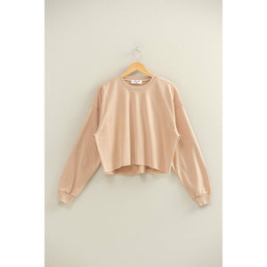 Cropped Crewneck Sweatshirt HYF11