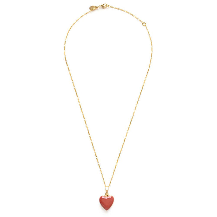 Large Enamel Heart Locket AM323