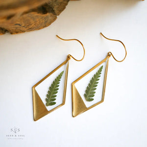 Hanging Terrarium Earrings SS08