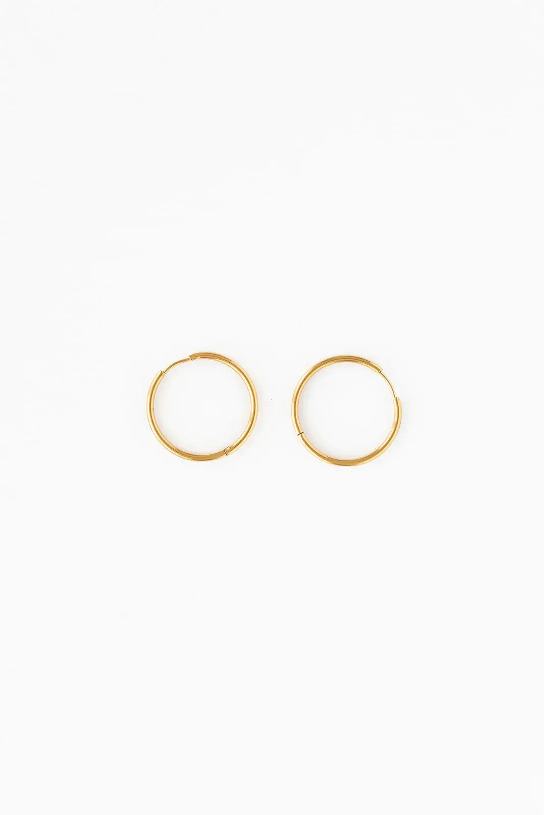 Endless Hoop Thin Gold PP939