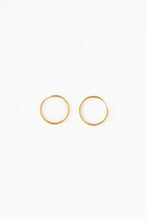 Load image into Gallery viewer, Endless Hoop Thin Gold PP939