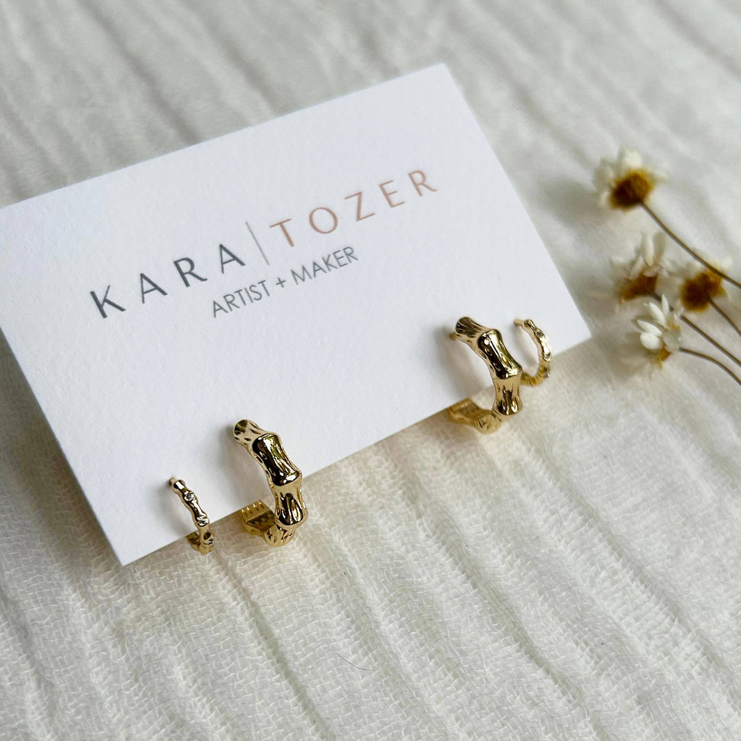 Dainty Bamboo Hoop Stacking Set KT22