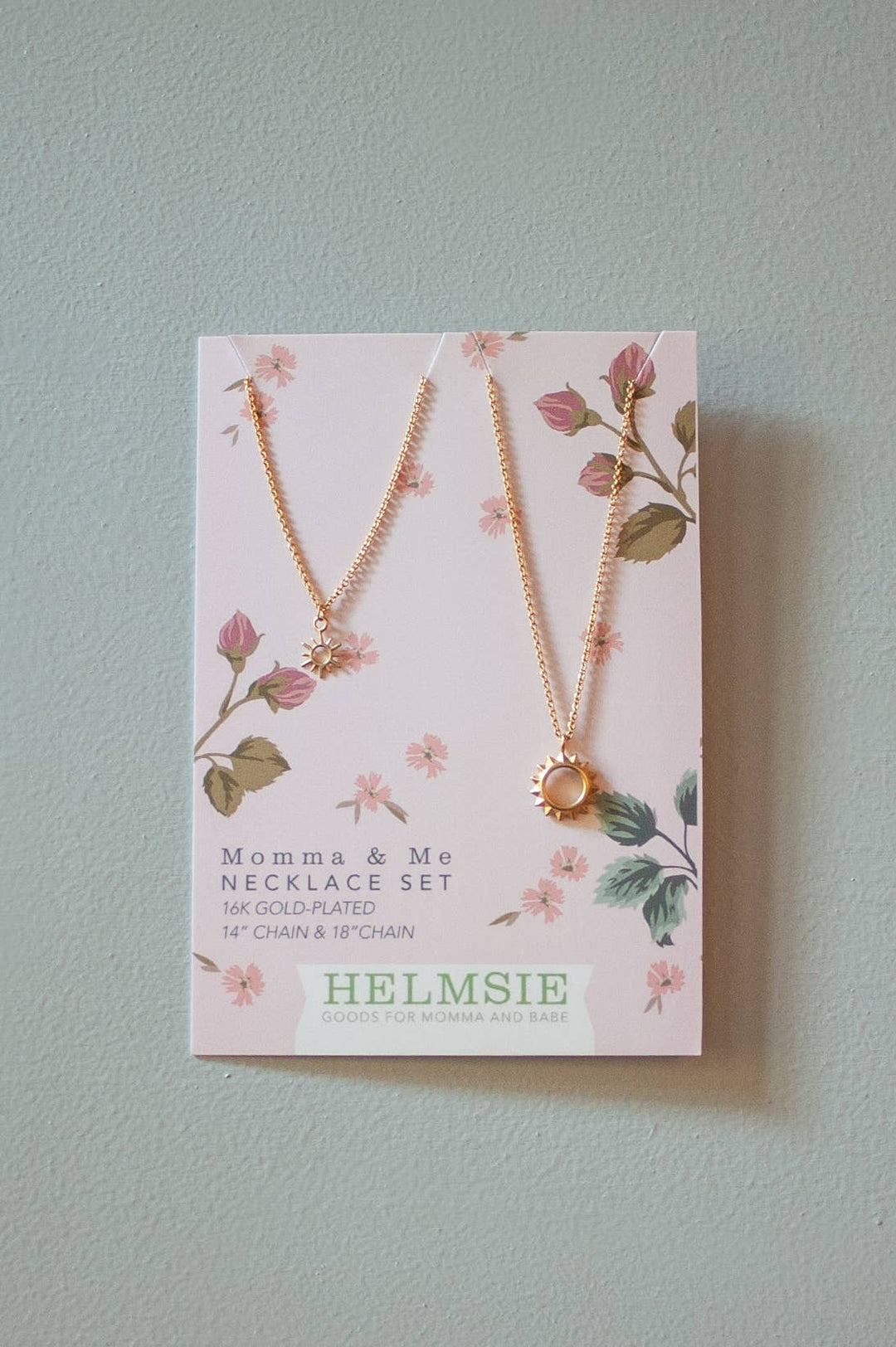 Momma + Me Sunshine Necklace Set HS24