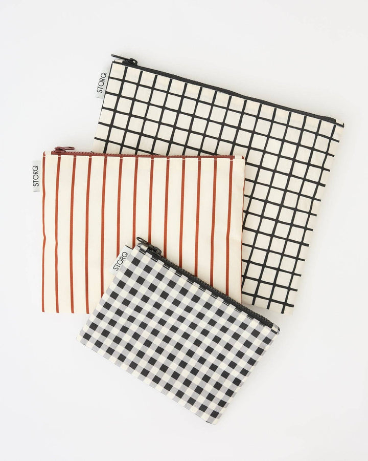 Fall Colors: Zipper Pouch Three-Piece Set