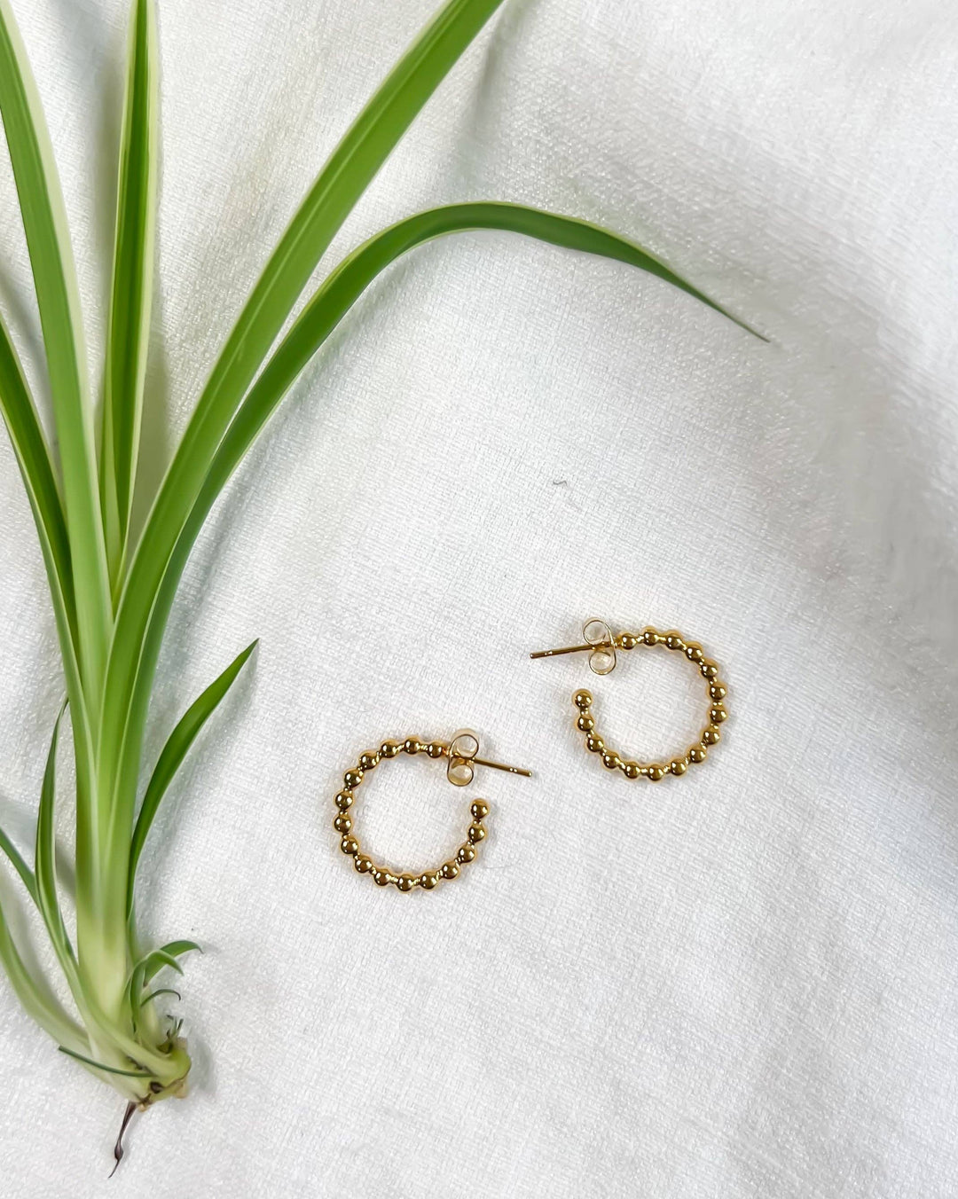 Beaded Hoop Earrings NC93