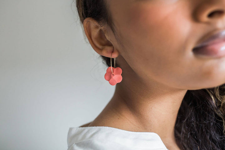 Flower Hoops J239