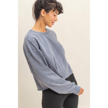 Load image into Gallery viewer, Cropped Crewneck Sweatshirt HYF11