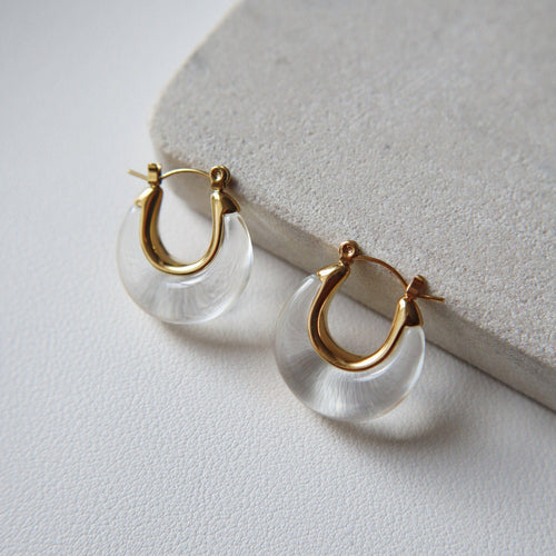 Millie Acrylic Hoops JJ204