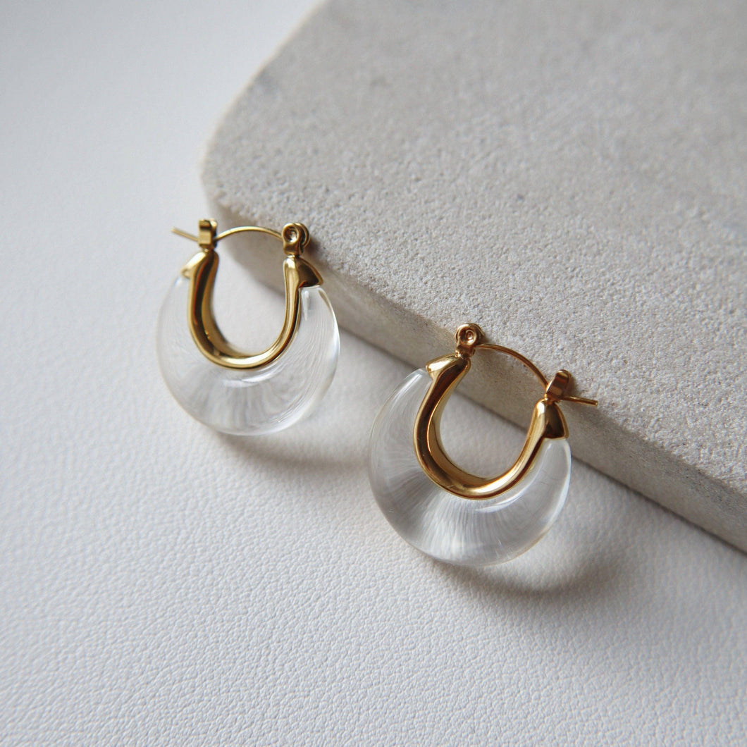 Millie Acrylic Hoops JJ204