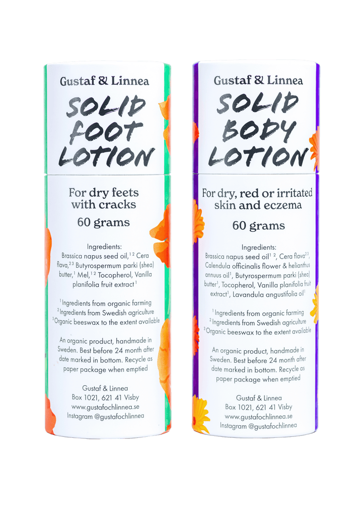 Solid body lotion with Calendula - English version