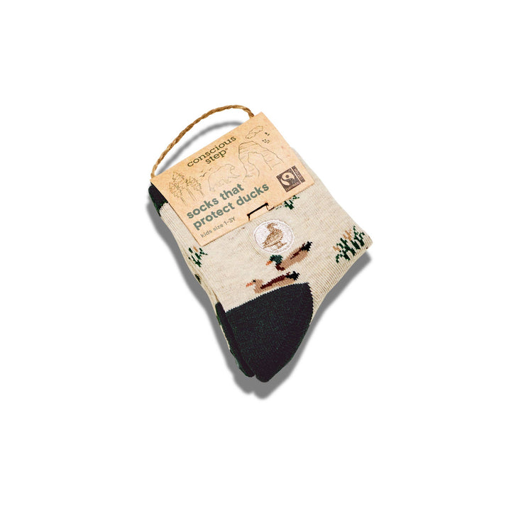 Kids Socks that Protect Ducks | Organic Cotton Kids Socks