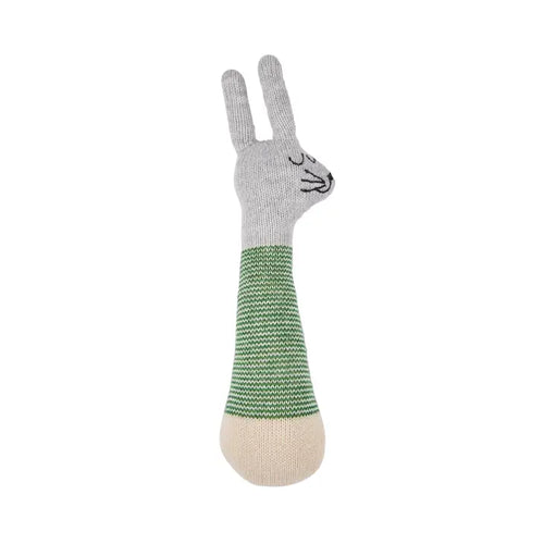 Rattle - Green Rabbit