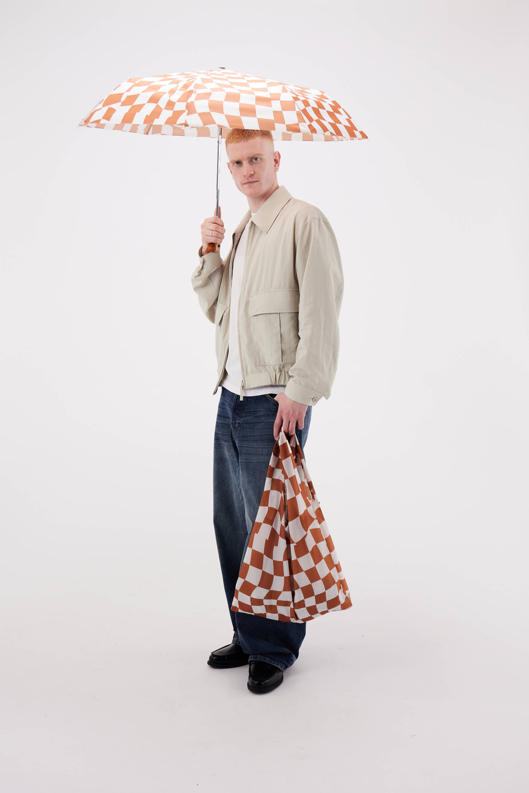 Kelly/Denim/Peanut Duck Umbrellas
