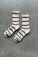 Load image into Gallery viewer, Striped Boyfriend Socks