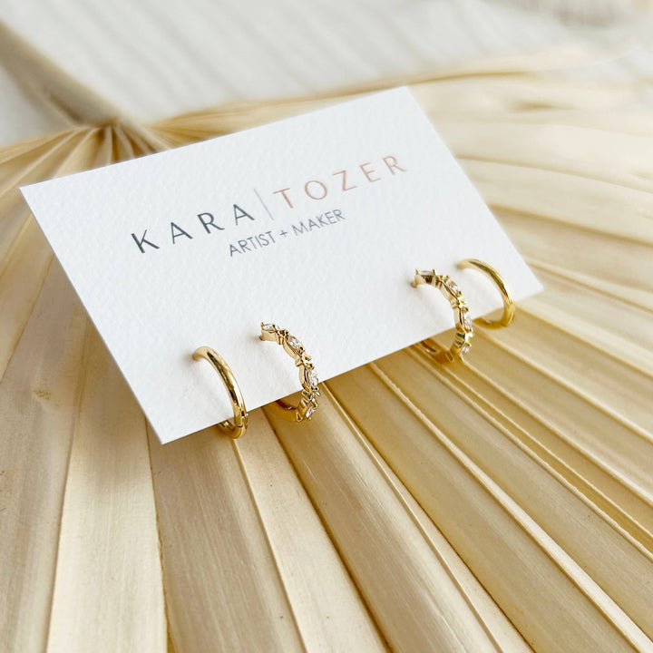 Marquise Hoop Stacking Set 