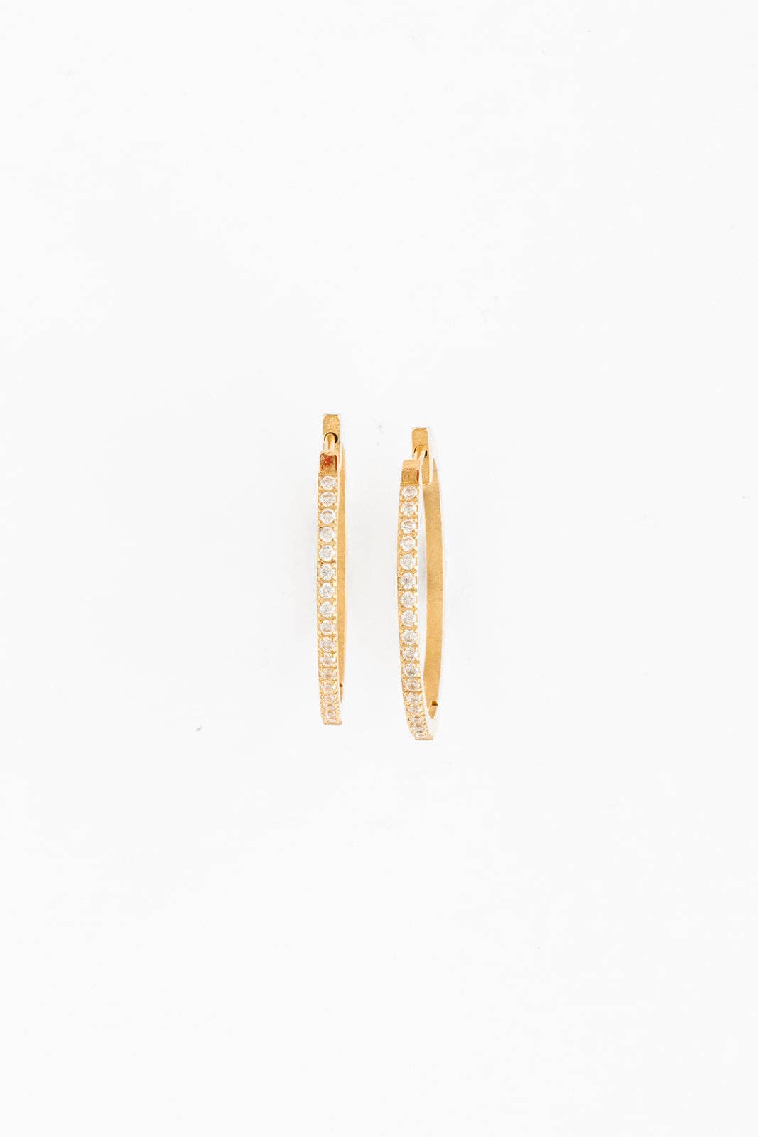 Large Diamond Hoop PP893