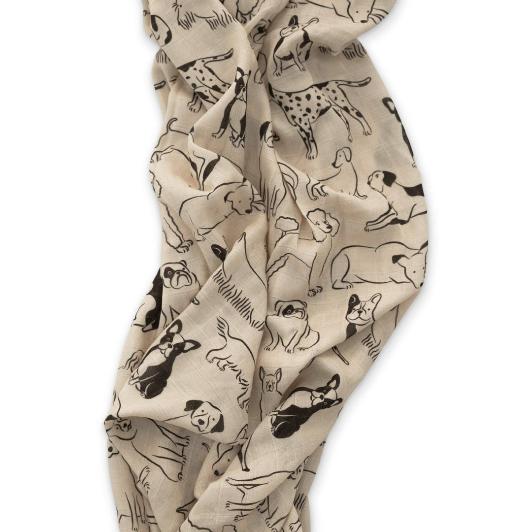 Good Dog Muslin Swaddle Blanket EL22