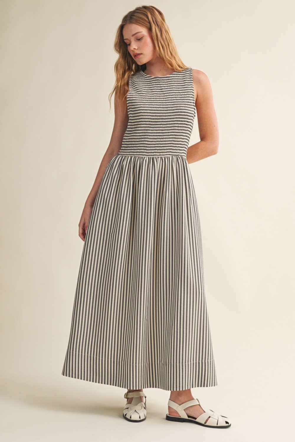 STRIPED DRESS MM822