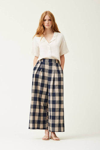 50534 - GINGHAM LANTERN PANT