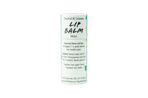 Lip balm - Mint - in paper package